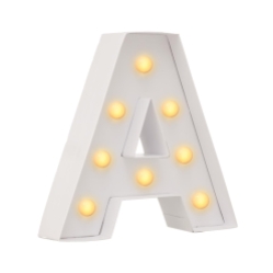 Lettre "A" lumineuse - HEMA - 5€